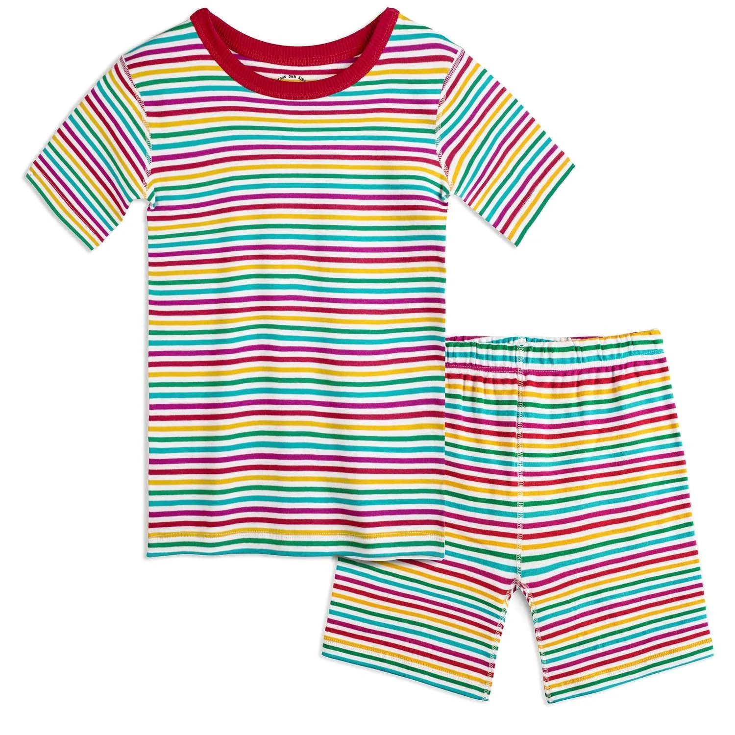 100% Organic Cotton Shortie Pajamas for Kids