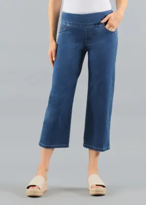 824107 Hailey Denim Gaucho Pant