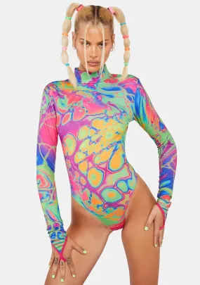 Acid Amoeba Long Sleeve Bodysuit