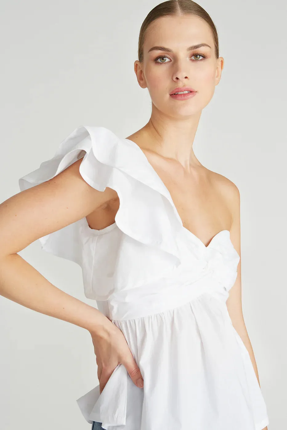 Amal One Shoulder Top