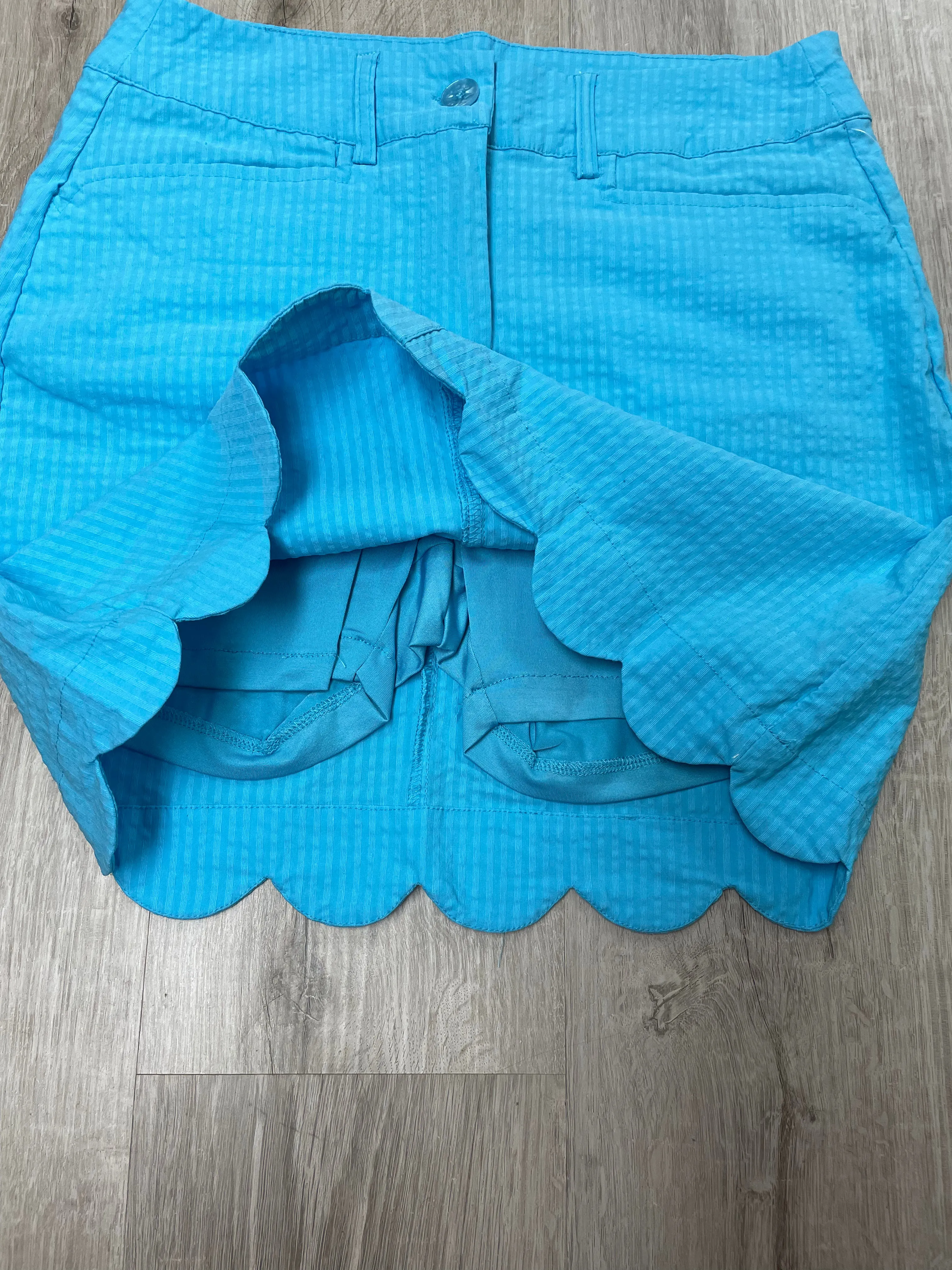 Beachtime Scallop Hem Skort