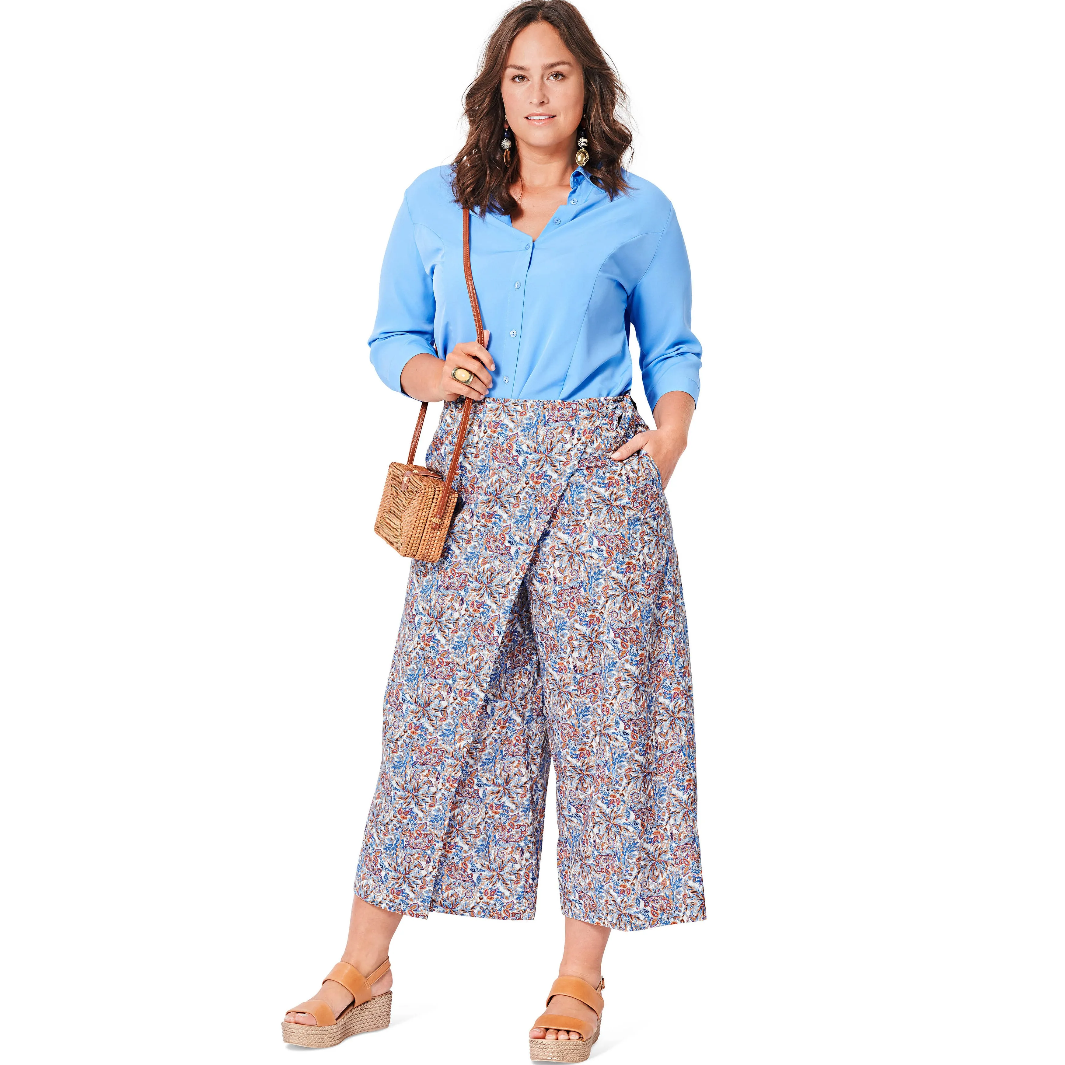 Burda Pattern 6035 Plus Size Skirt/Pants