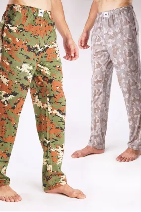 Camo Jersey Pajama Pants - Pack of 2