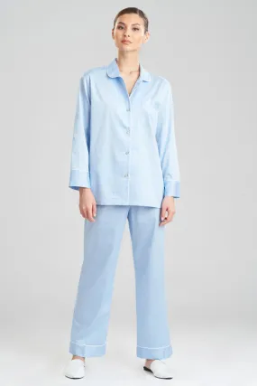 Cotton Sateen Notch PJ