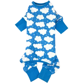 Cuddle Pup Pajamas | Fluffy Clouds Blue