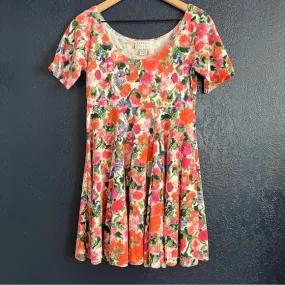 Express Vintage  Floral Babydoll 90s Mini Dress