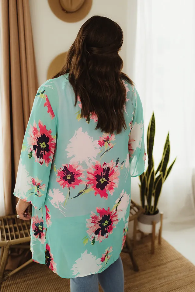 Floral Doby Cardi