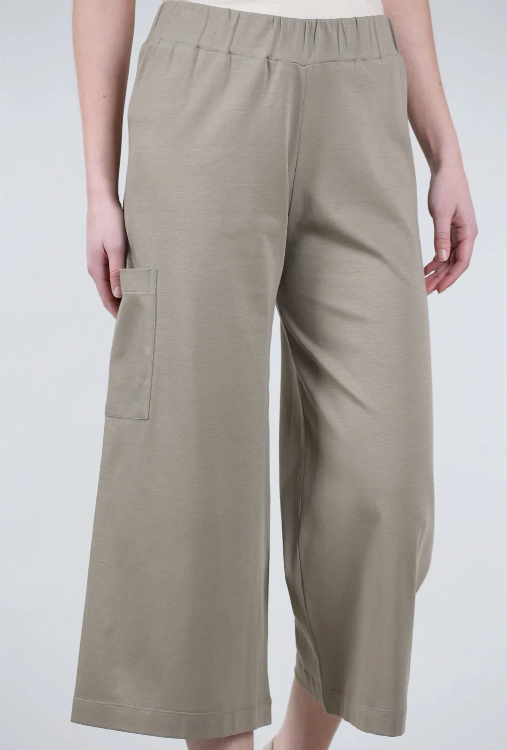 Jersey Gaucho Pant, Fawn