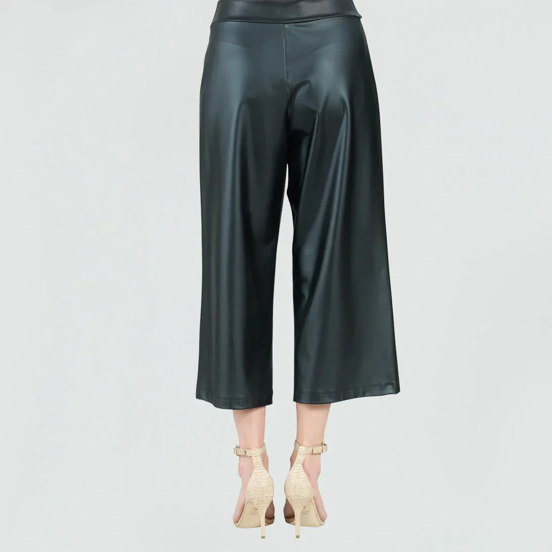 Liquid Leather Gaucho Pant