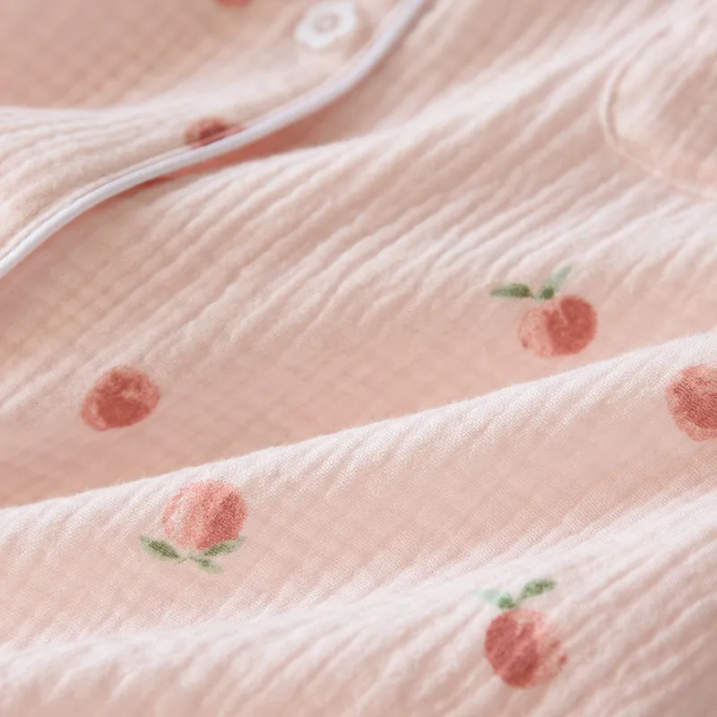 Little Peach Short Pajamas