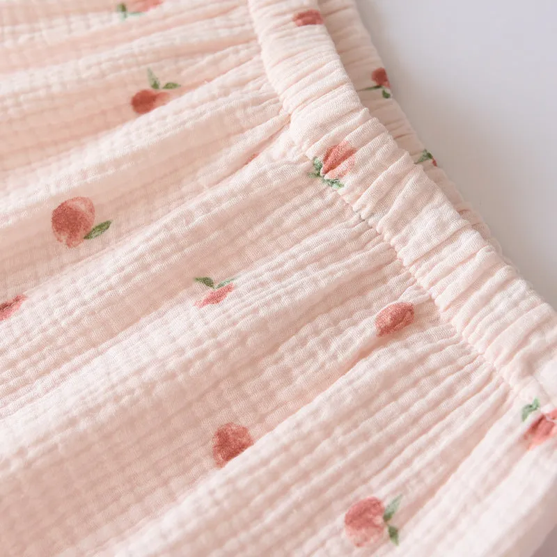 Little Peach Short Pajamas