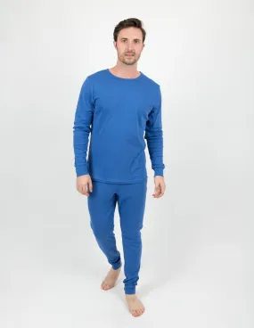 Mens Solid Royal Blue Pajamas