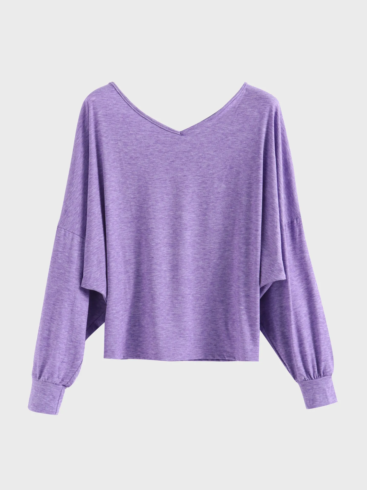 Midsize Slouchy Pursue Back-Cutout Top