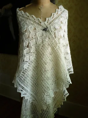 Morning Glory Wrap <br/><small>knitting pattern</small>