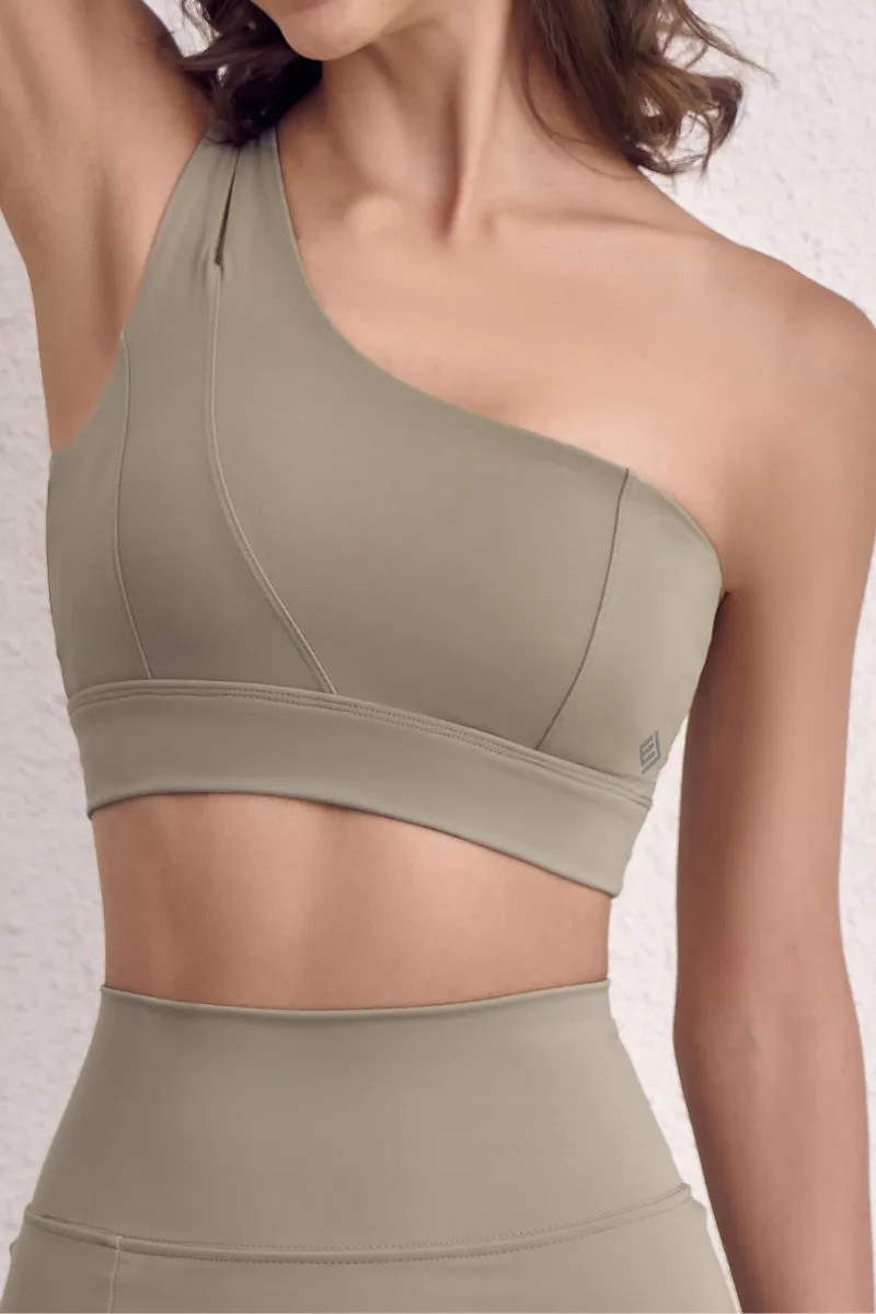 One Shoulder Sports Bra