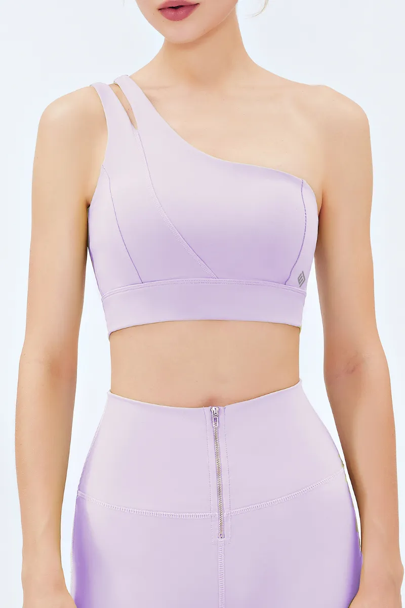 One Shoulder Sports Bra