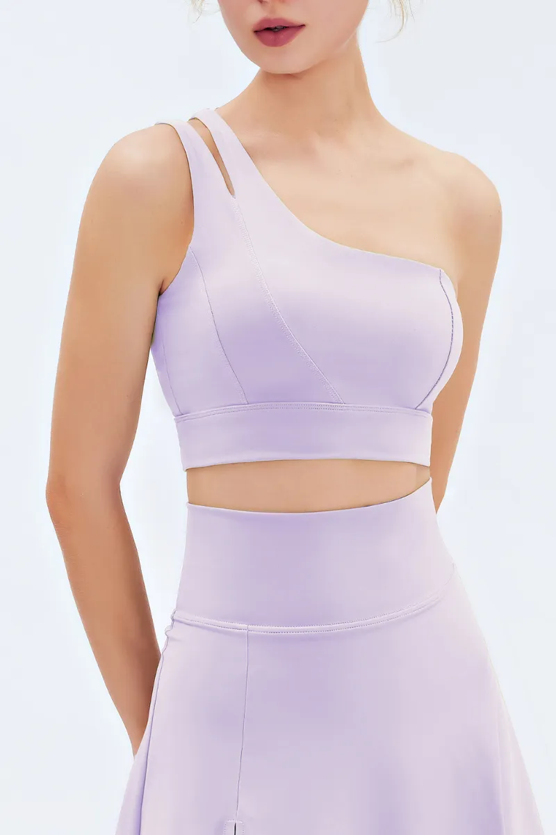 One Shoulder Sports Bra