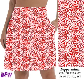 Peppermint skorts with pockets