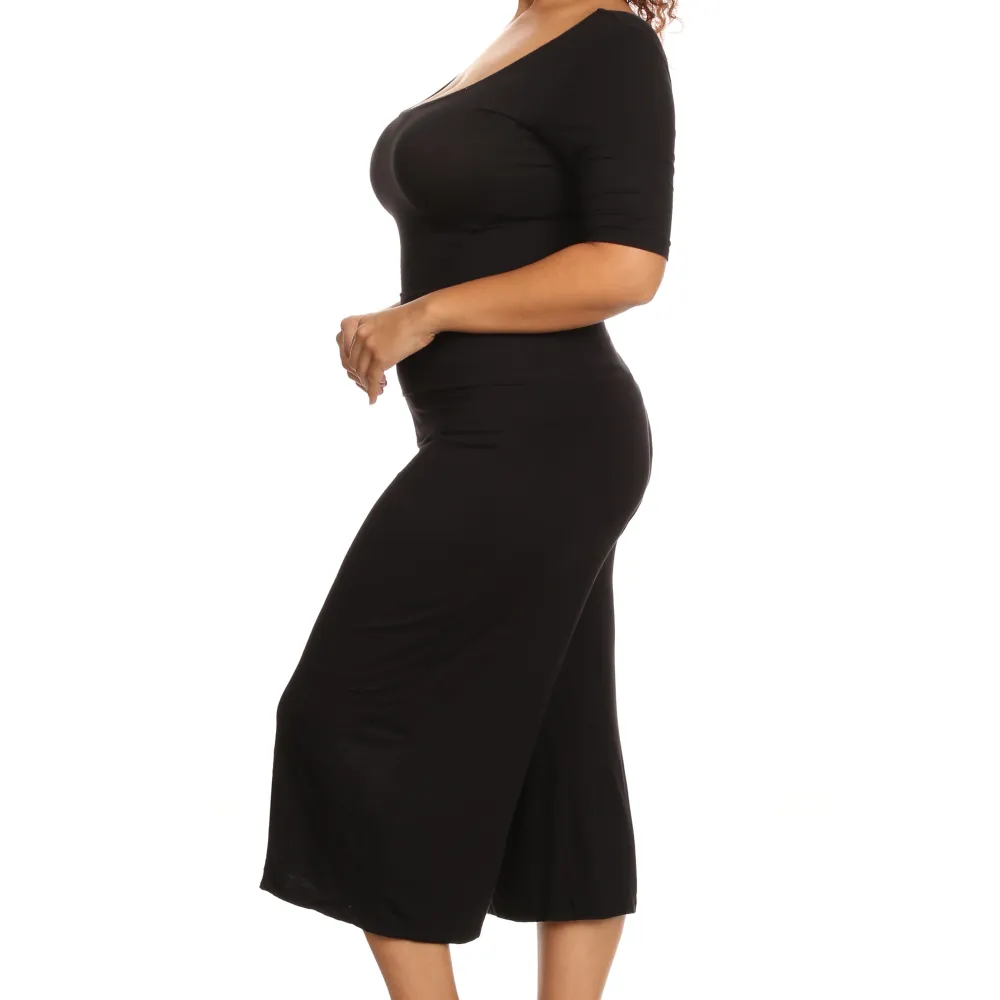 Plus Size Gaucho Pants