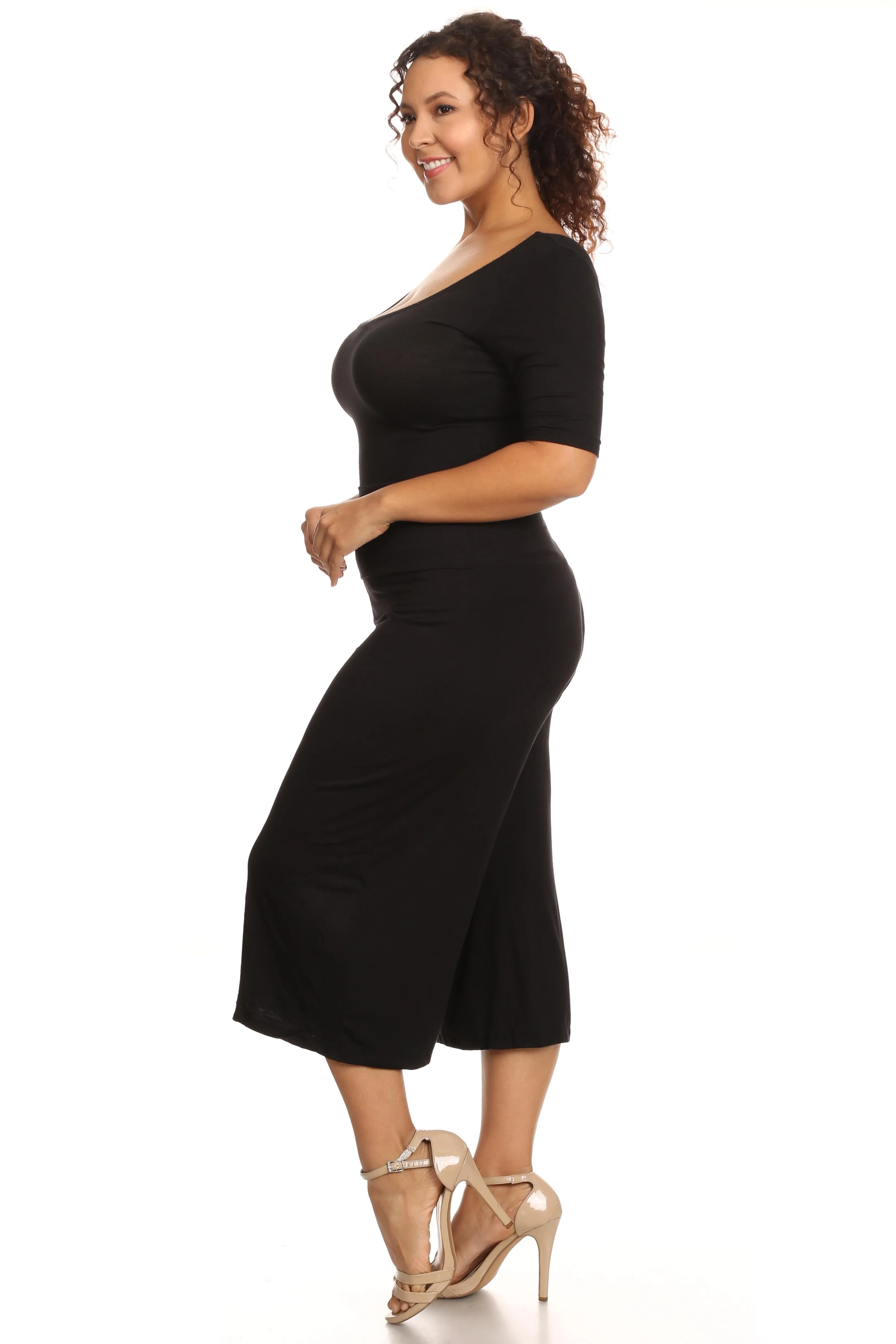 Plus Size Gaucho Pants