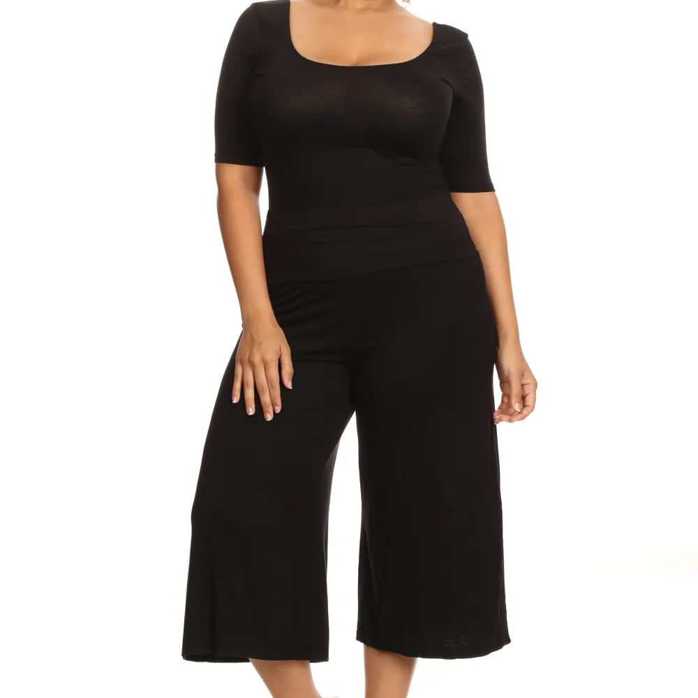 Plus Size Gaucho Pants