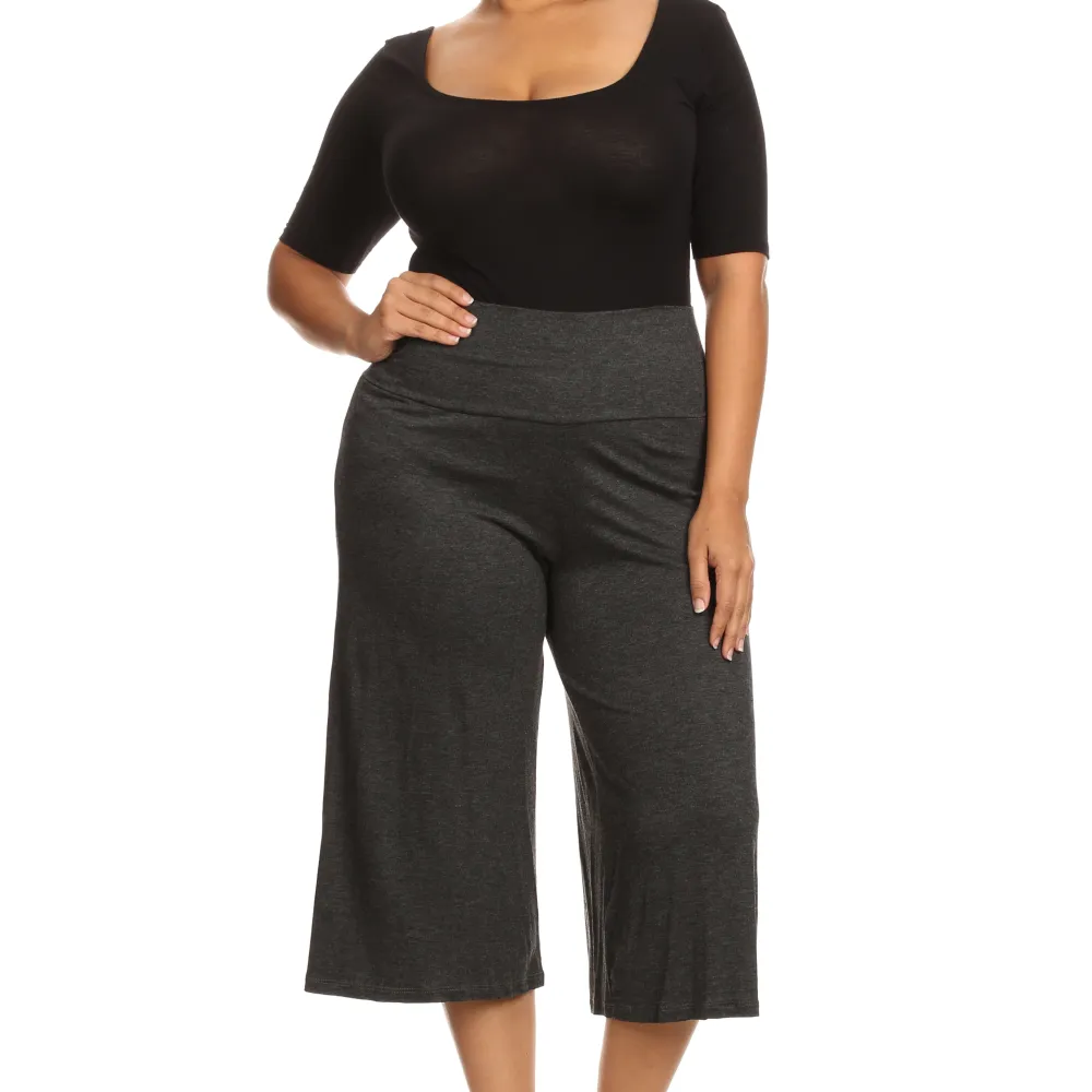 Plus Size Gaucho Pants