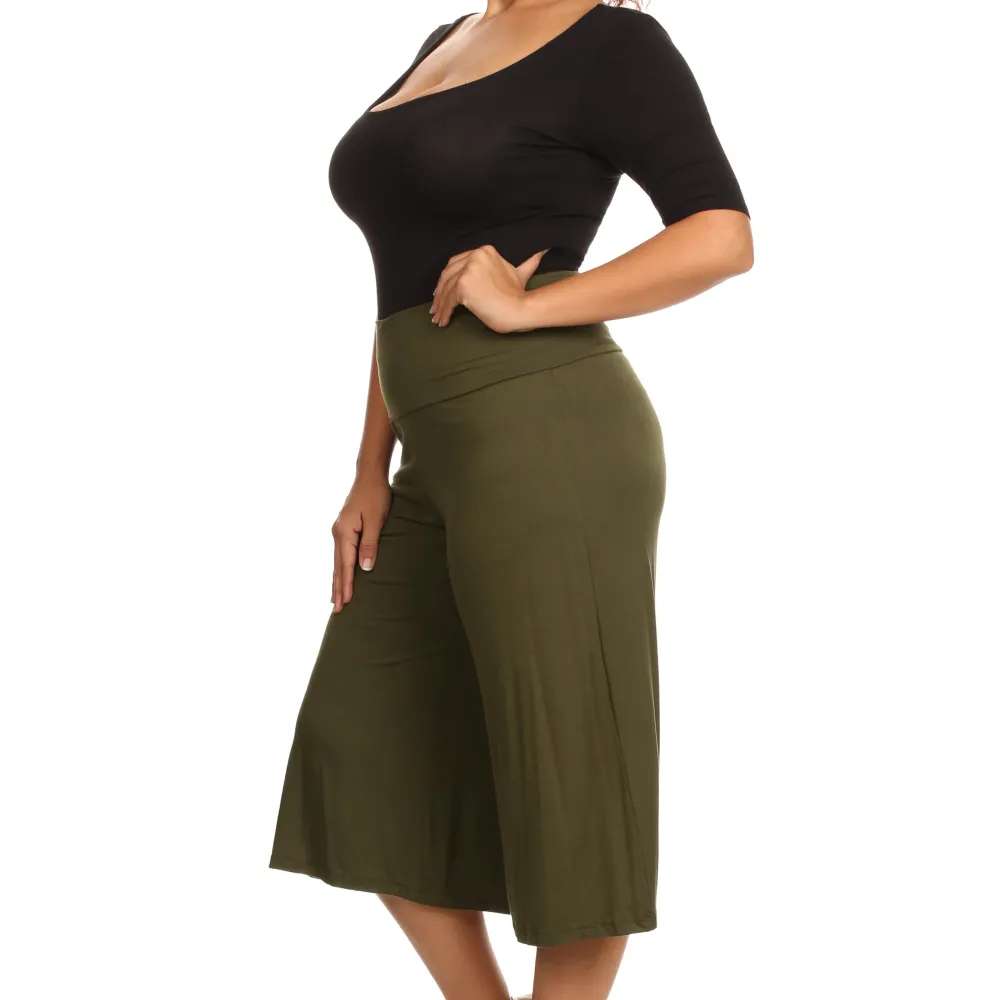 Plus Size Gaucho Pants