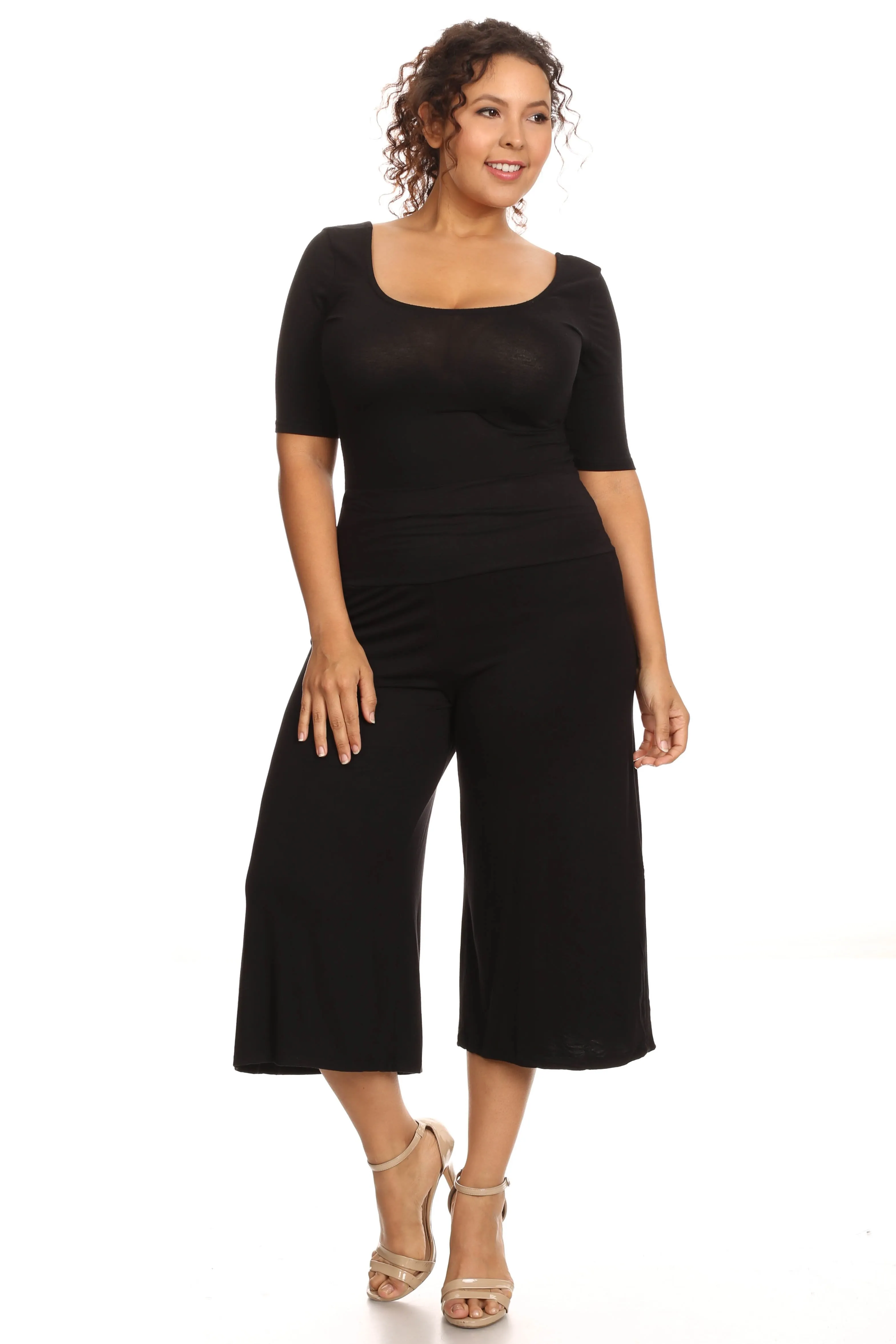 Plus Size Gaucho Pants