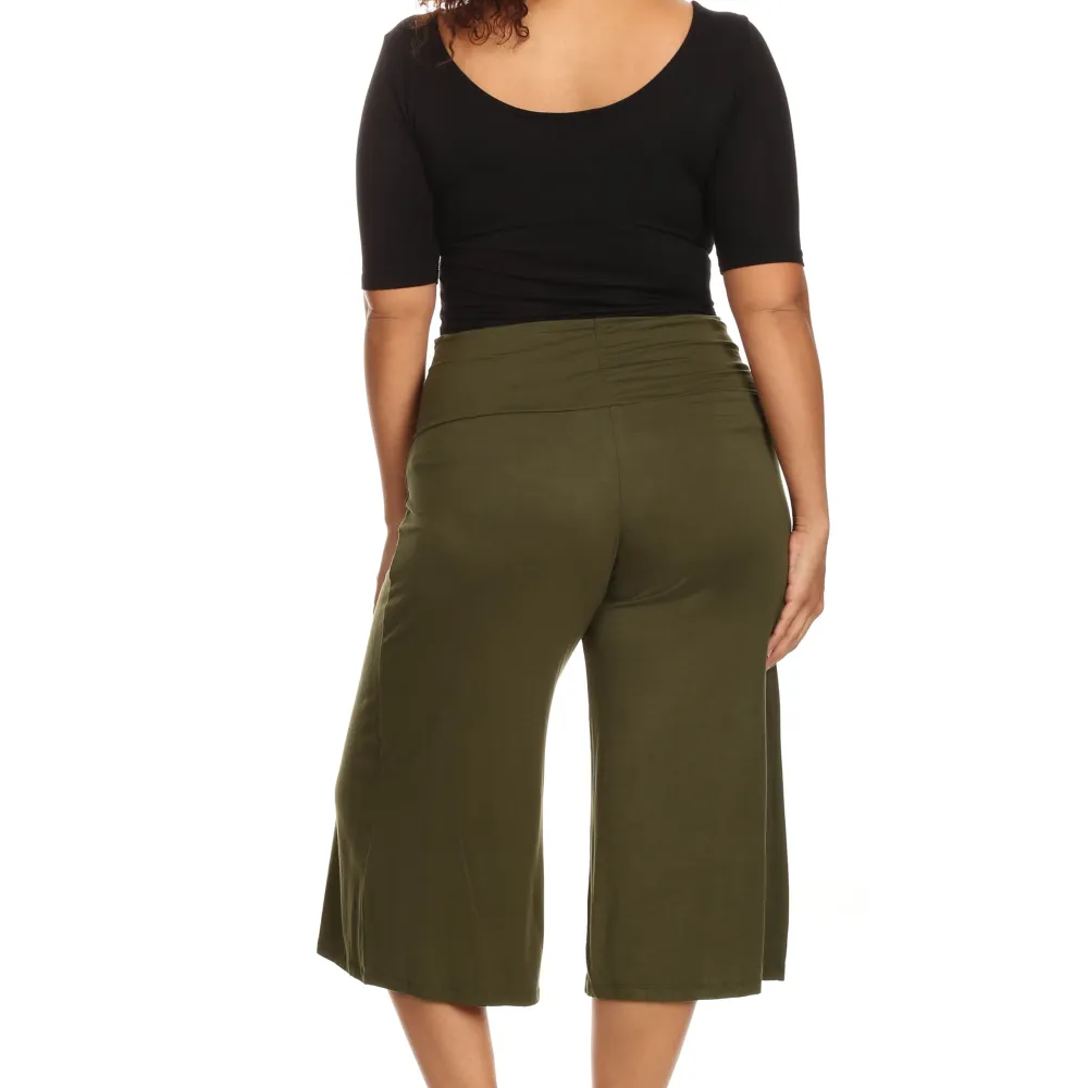 Plus Size Gaucho Pants