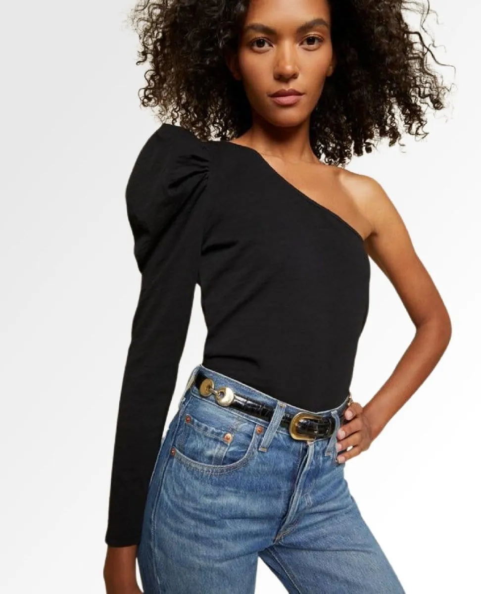 Sabrina One Shoulder Party Tee