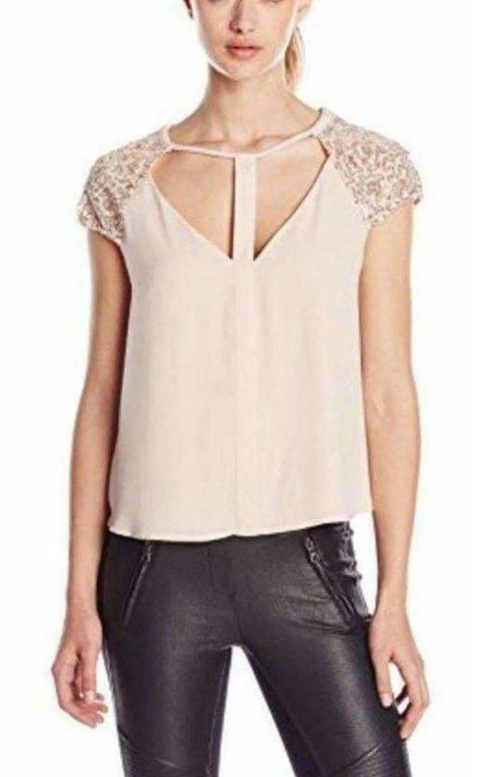 Sierra Woven Burnout Top