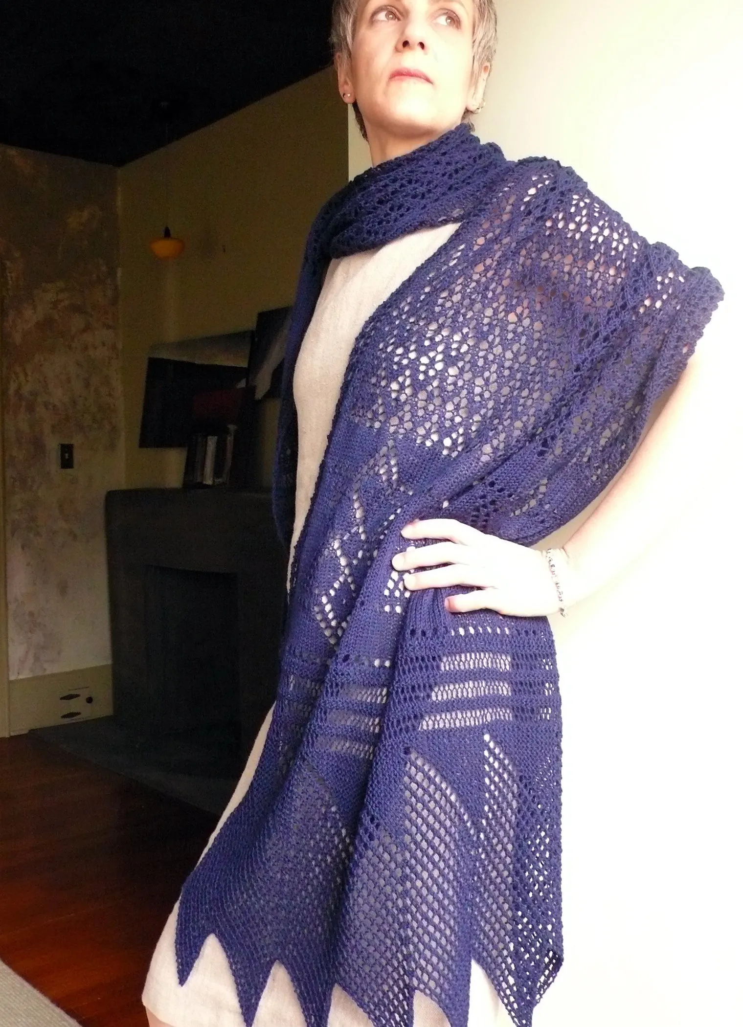 Starlight Evening Wrap <br/><small>knitting pattern</small>