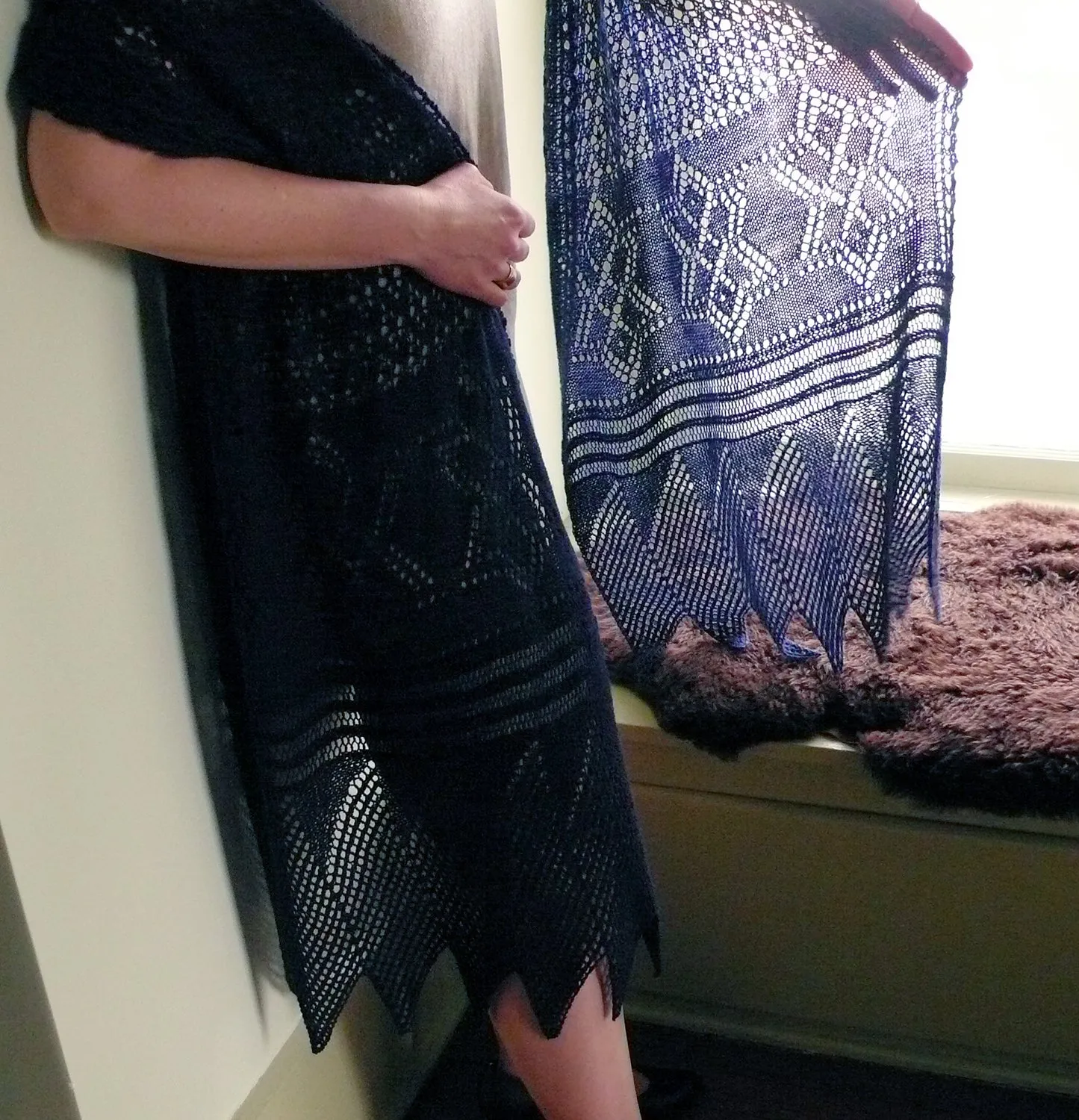 Starlight Evening Wrap <br/><small>knitting pattern</small>