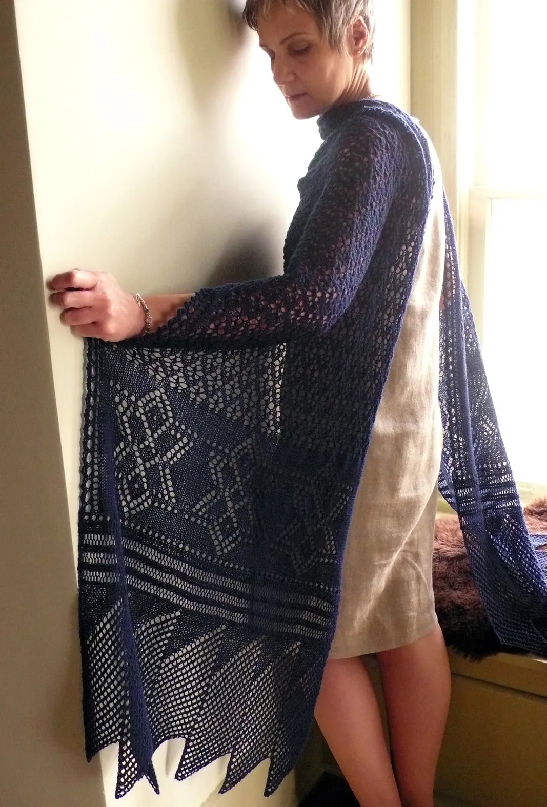 Starlight Evening Wrap <br/><small>knitting pattern</small>