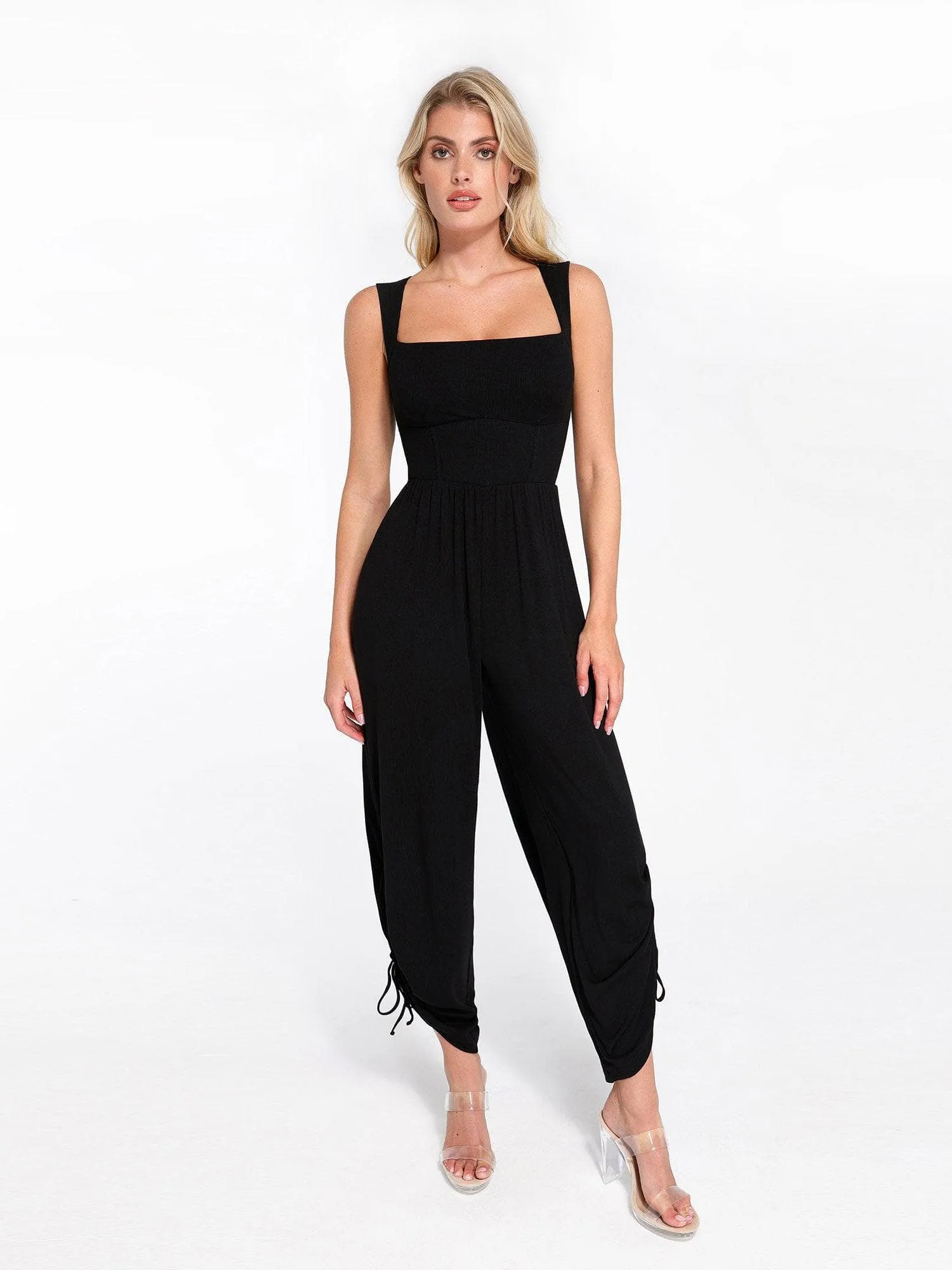 The Shapewear Jumpsuit with Adjustable Trouser Legs