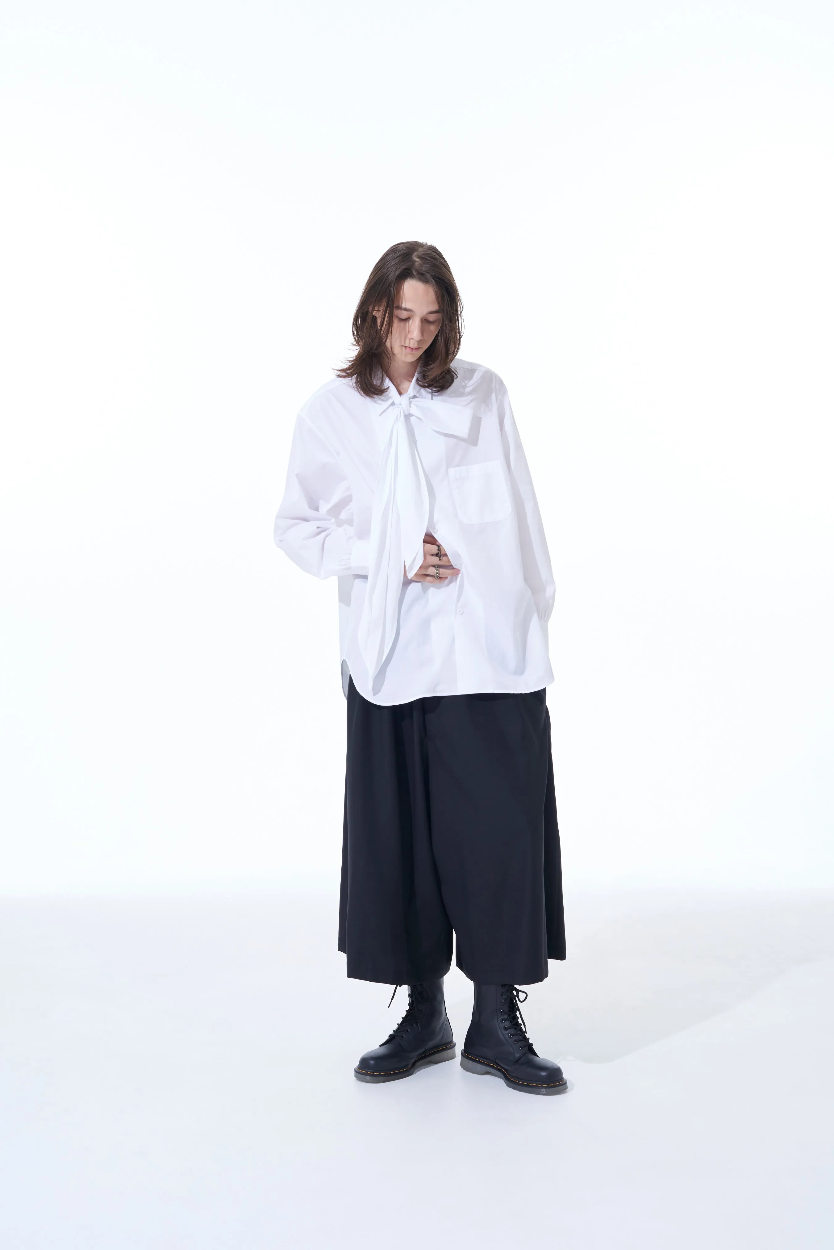 T/W GABARDINE CULOTTE PANTS