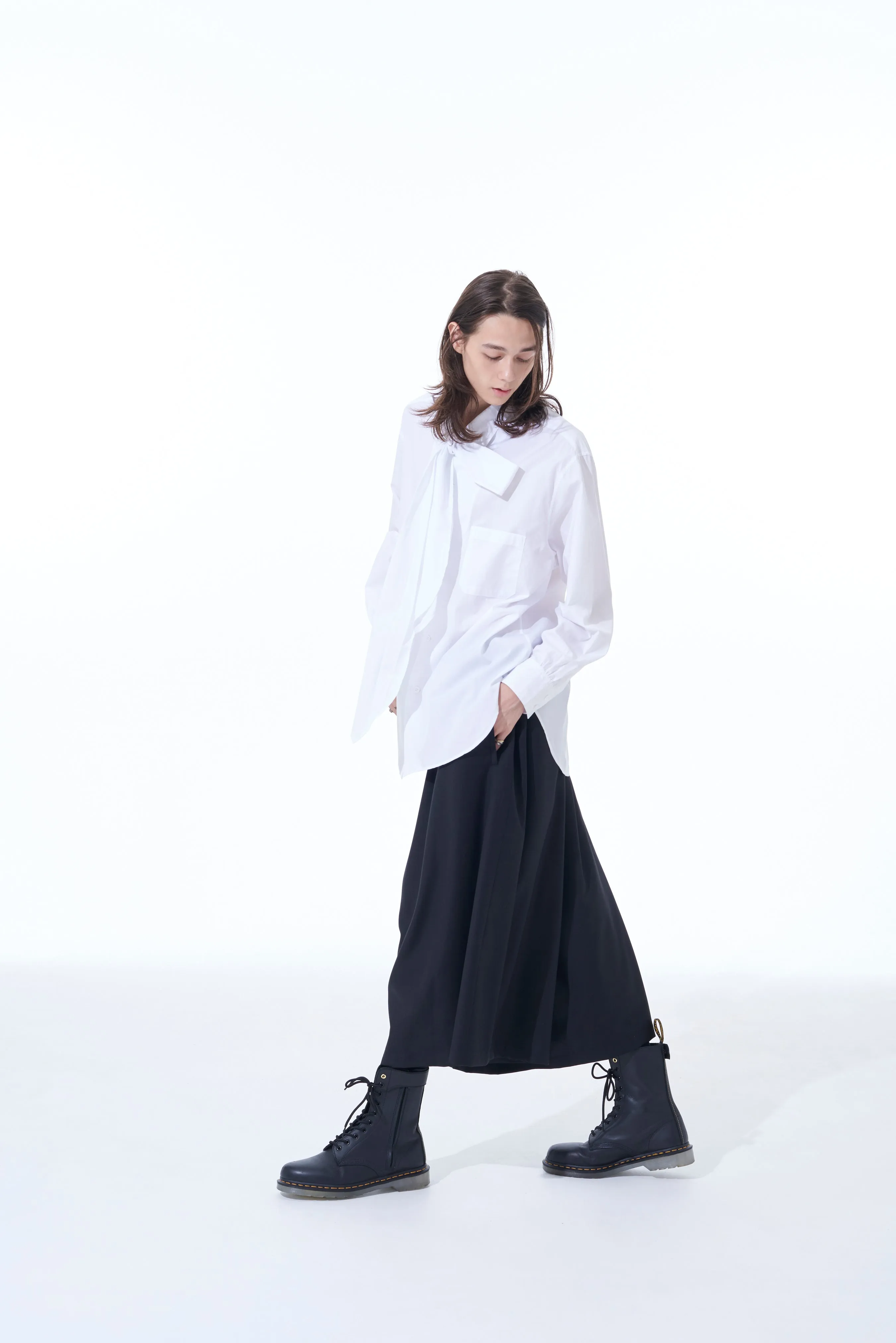 T/W GABARDINE CULOTTE PANTS