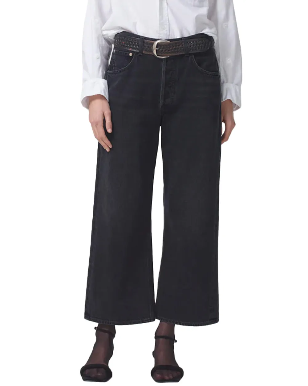 Vintage Wide Leg Gaucho Jean in Stonington