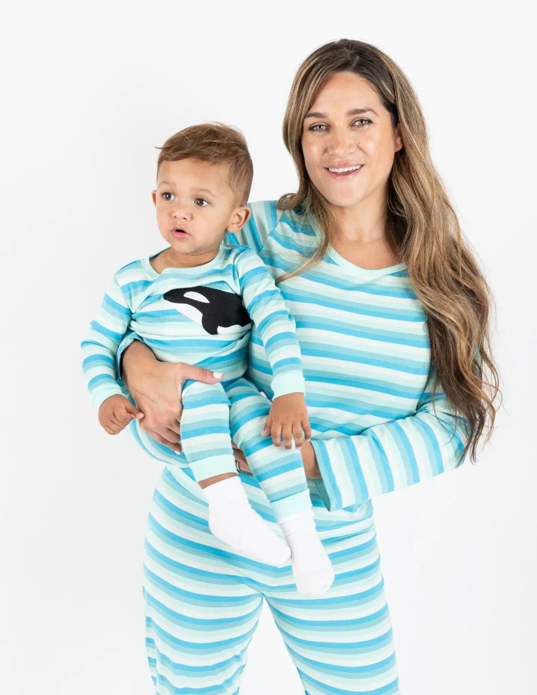 Women's Loose Fit Stripes Pajamas