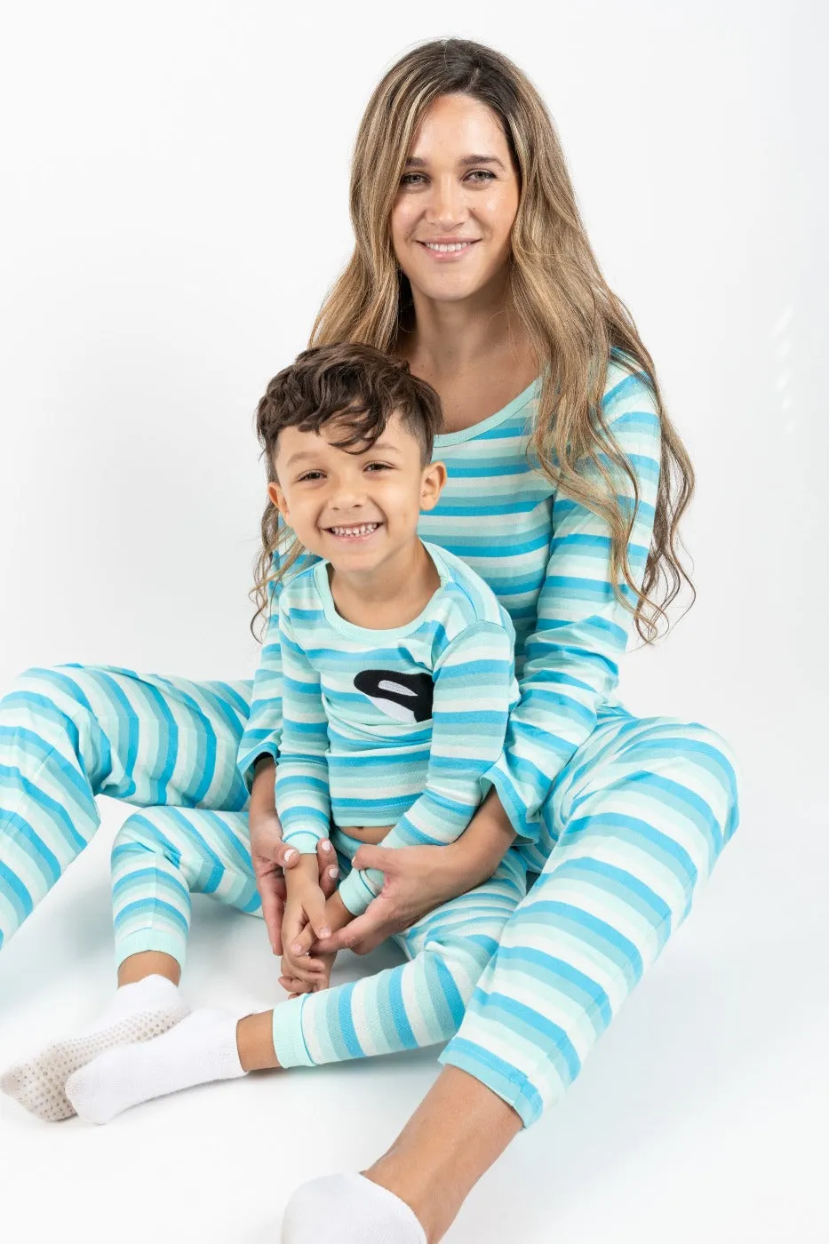 Women's Loose Fit Stripes Pajamas