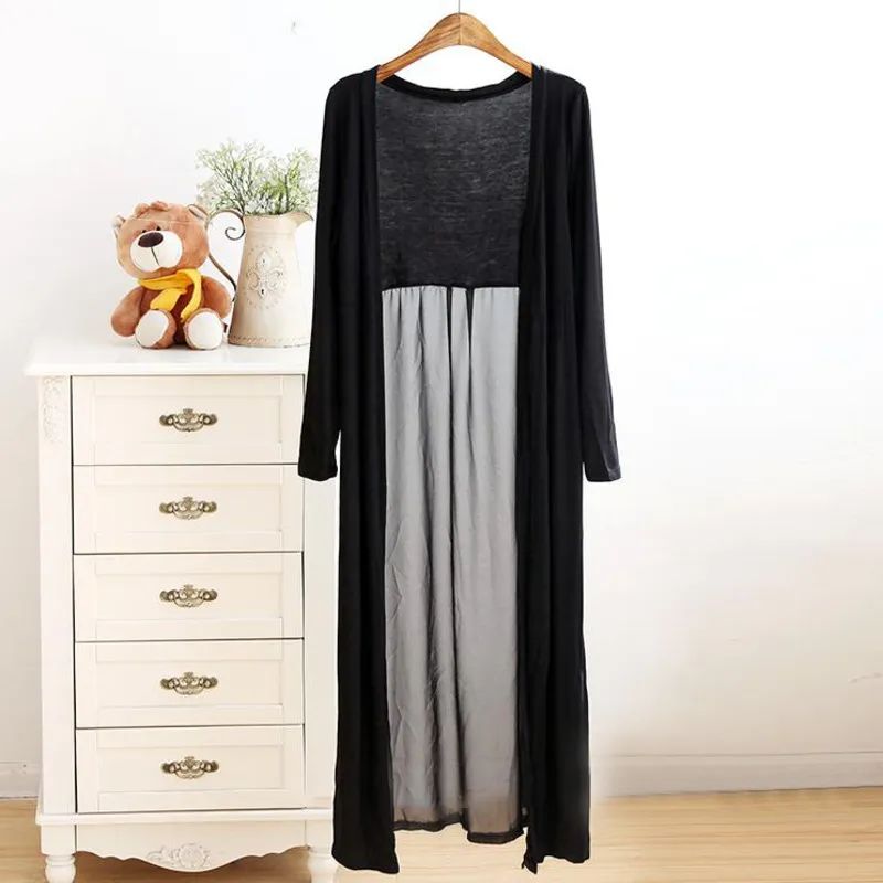 Women's Summer Casual Loose O-Neck Long Cardigan